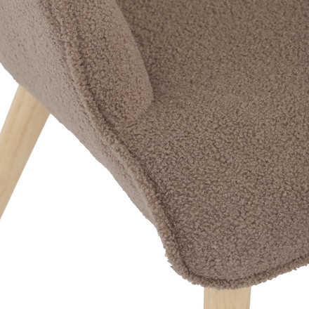 Relaxační křeslo Autronic hnědá, látka bouclé, AK-319 BR2 (13)