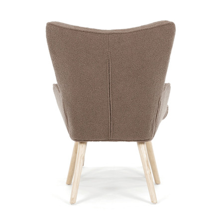 Relaxační křeslo Autronic hnědá, látka bouclé, AK-319 BR2 (5)