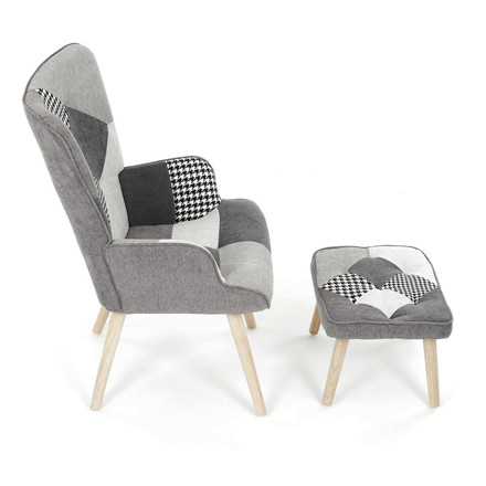 Relaxační křeslo Autronic vícebarevná, látka, AK-305B PWBK2 (8)