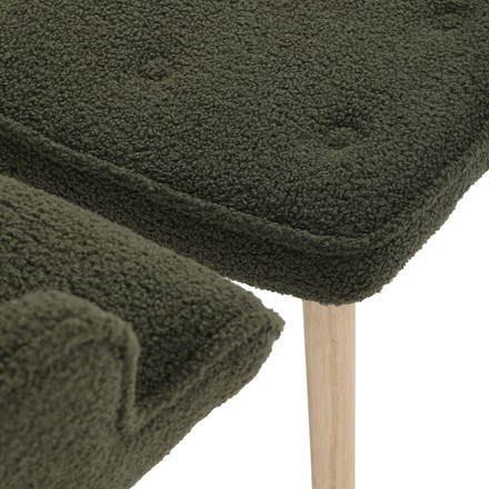 Relaxační křeslo Autronic zelená, látka bouclé, AK-319 GRN2 (14)