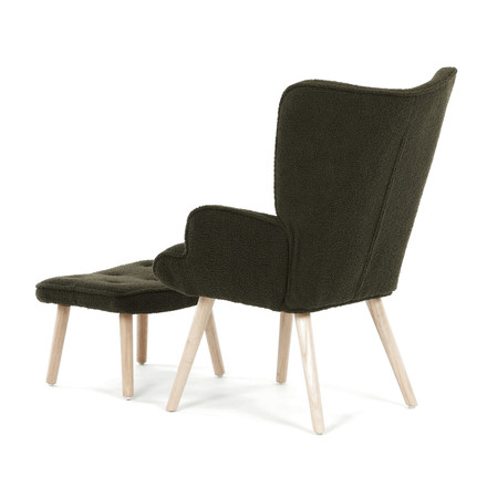Relaxační křeslo Autronic zelená, látka bouclé, AK-319 GRN2 (4)