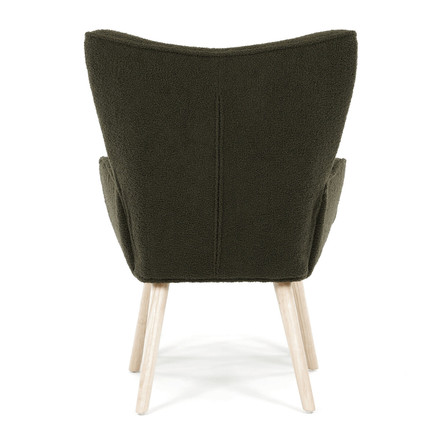 Relaxační křeslo Autronic zelená, látka bouclé, AK-319 GRN2 (5)