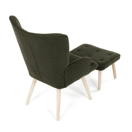 Relaxační křeslo Autronic zelená, látka bouclé, AK-319 GRN2 (7)