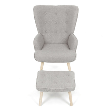 Relaxační křeslo Autronic šedá, látka bouclé, AK-319 GREY2 (6)