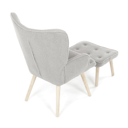 Relaxační křeslo Autronic šedá, látka bouclé, AK-319 GREY2 (7)
