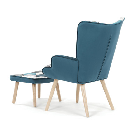 Relaxační křeslo Autronic vícebarevná, látka, AK-305B PWBL2 (4)