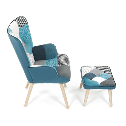 Relaxační křeslo Autronic vícebarevná, látka, AK-305B PWBL2 (8)