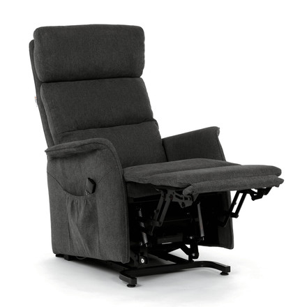 Relaxační křeslo Autronic elektrické kabelové ovládání, šedá, látka, TV-L8960 GREY2 (12)