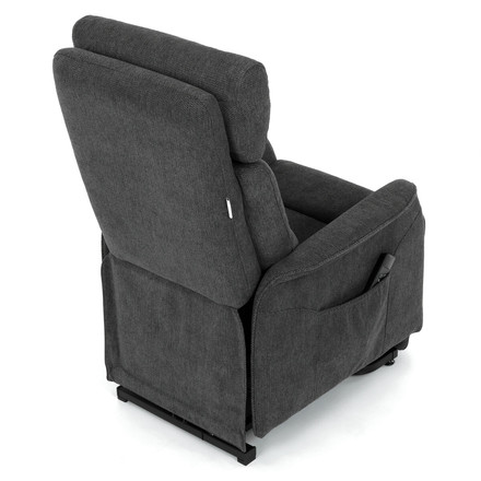 Relaxační křeslo Autronic elektrické kabelové ovládání, šedá, látka, TV-L8960 GREY2 (15)