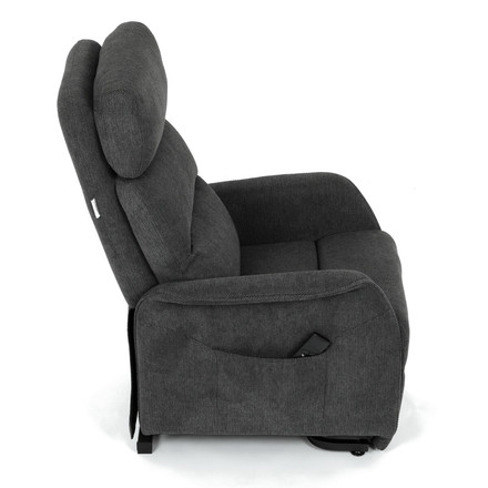 Relaxační křeslo Autronic elektrické kabelové ovládání, šedá, látka, TV-L8960 GREY2 (16)