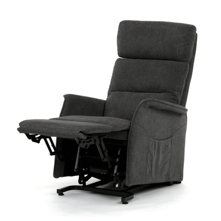 Relaxační křeslo Autronic elektrické kabelové ovládání, šedá, látka, TV-L8960 GREY2 (3)