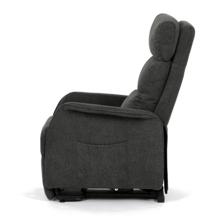 Relaxační křeslo Autronic elektrické kabelové ovládání, šedá, látka, TV-L8960 GREY2 (6)