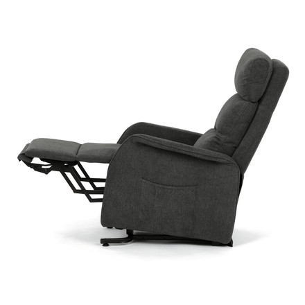 Relaxační křeslo Autronic elektrické kabelové ovládání, šedá, látka, TV-L8960 GREY2 (7)
