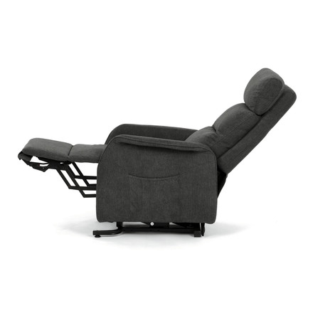 Relaxační křeslo Autronic elektrické kabelové ovládání, šedá, látka, TV-L8960 GREY2 (8)