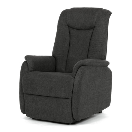 Polohovací křeslo Autronic elektrické kabelové ovládání, šedá, látka, TV-L8963 GREY2