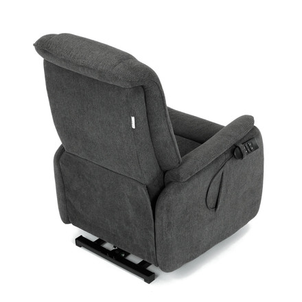 Polohovací křeslo Autronic elektrické kabelové ovládání, šedá, látka, TV-L8963 GREY2 (15)