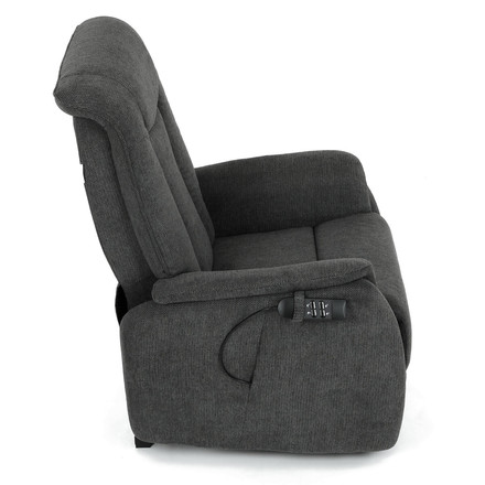 Polohovací křeslo Autronic elektrické kabelové ovládání, šedá, látka, TV-L8963 GREY2 (16)
