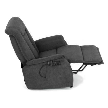 Polohovací křeslo Autronic elektrické kabelové ovládání, šedá, látka, TV-L8963 GREY2 (17)