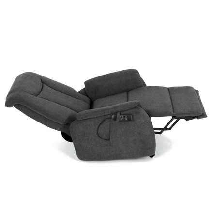 Polohovací křeslo Autronic elektrické kabelové ovládání, šedá, látka, TV-L8963 GREY2 (18)