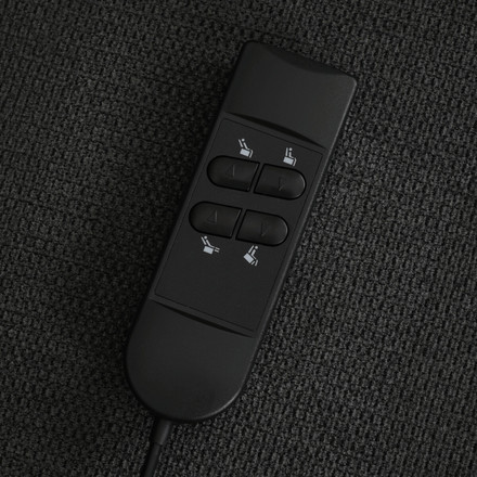 Polohovací křeslo Autronic elektrické kabelové ovládání, šedá, látka, TV-L8963 GREY2 (26)