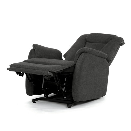 Polohovací křeslo Autronic elektrické kabelové ovládání, šedá, látka, TV-L8963 GREY2 (4)