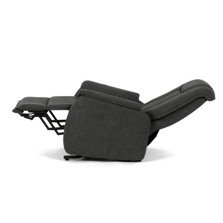 Polohovací křeslo Autronic elektrické kabelové ovládání, šedá, látka, TV-L8963 GREY2 (8)