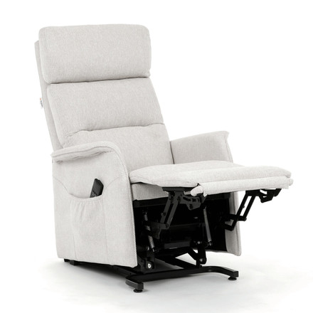 Polohovací křeslo Autronic elektrické kabelové ovládání, béžová, látka, TV-L8960 CRM2 (12)