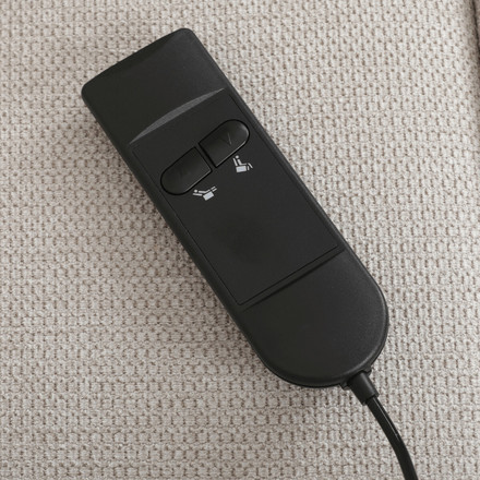 Polohovací křeslo Autronic elektrické kabelové ovládání, béžová, látka, TV-L8960 CRM2 (26)