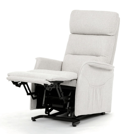 Polohovací křeslo Autronic elektrické kabelové ovládání, béžová, látka, TV-L8960 CRM2 (3)