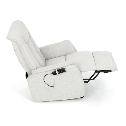 Polohovací křeslo Autronic elektrické kabelové ovládání, béžová, látka, TV-L8963 CRM2 (17)
