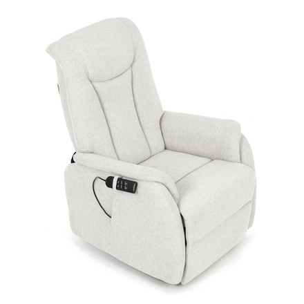 Polohovací křeslo Autronic elektrické kabelové ovládání, béžová, látka, TV-L8963 CRM2 (19)