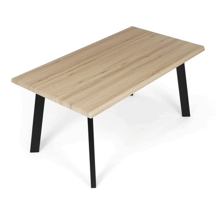 Moderní jídelní stůl Autronic 160x90cm, mdf, divoký dub, HT-F4516 OAK (7)