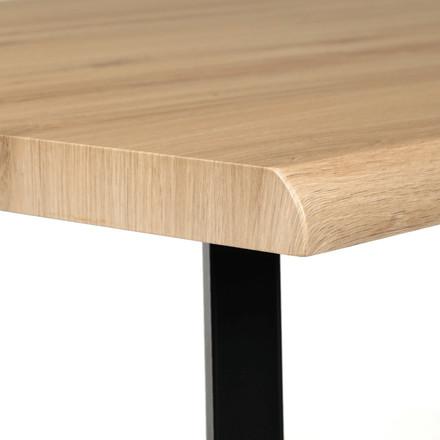 Moderní jídelní stůl Autronic 160x90cm, mdf, divoký dub, HT-F4516 OAK (8)