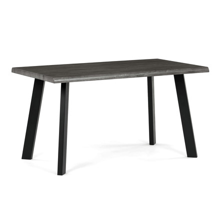 Moderní jídelní stůl Autronic 140x80cm, mdf, šedý dub, HT-F4514 GREY (6)