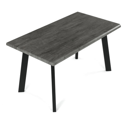 Moderní jídelní stůl Autronic 140x80cm, mdf, šedý dub, HT-F4514 GREY (7)