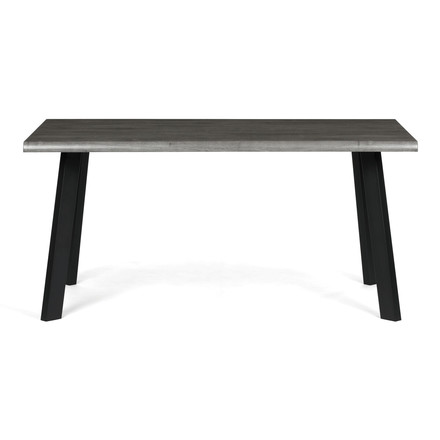 Moderní jídelní stůl Autronic 160x90cm, mdf, šedý dub, HT-F4516 GREY (4)