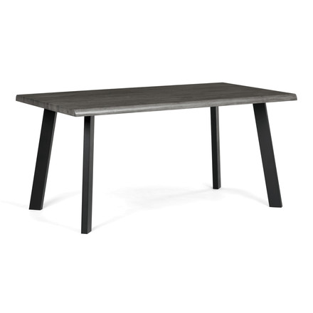 Moderní jídelní stůl Autronic 160x90cm, mdf, šedý dub, HT-F4516 GREY (6)