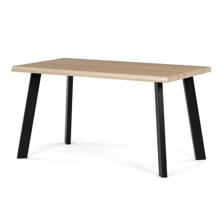 Moderní jídelní stůl Autronic 140x80cm, mdf, divoký dub, HT-F4514 OAK