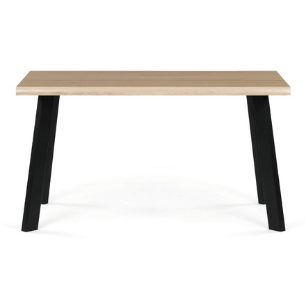 Moderní jídelní stůl Autronic 140x80cm, mdf, divoký dub, HT-F4514 OAK (2)