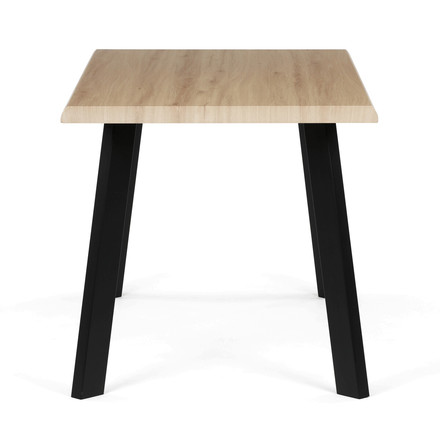 Moderní jídelní stůl Autronic 140x80cm, mdf, divoký dub, HT-F4514 OAK (3)