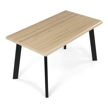 Moderní jídelní stůl Autronic 140x80cm, mdf, divoký dub, HT-F4514 OAK (7)
