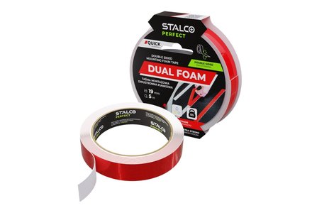 Páska montážní Stalco S042276665 oboustranná, pěnová, 19 mm x 5 m, PERFECT