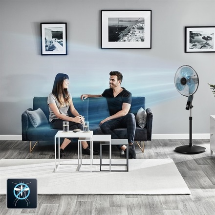 Stojanový ventilátor s integrovanou funkcí odpuzování komárů Rowenta VU4420F2 Essential + (3)