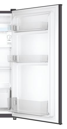 Monoklimatická chladnička Zerowatt ZHTOP484SC stříbrná (2)