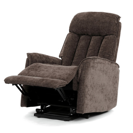 Polohovací křeslo Autronic elektrické kabelové ovládání, hnědá, látka, TV-H9727 BR2 (3)