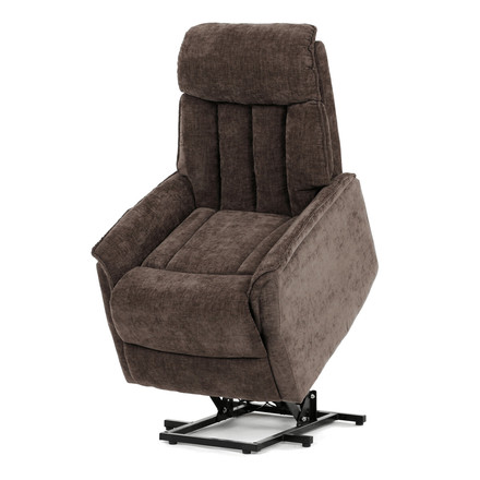 Polohovací křeslo Autronic elektrické kabelové ovládání, hnědá, látka, TV-H9727 BR2 (5)