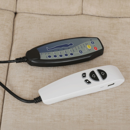 Polohovací křeslo Autronic elektrické kabelové ovládání, béžová, látka, TV-H9727 CRM2 (24)