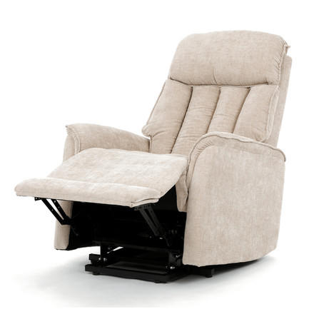 Polohovací křeslo Autronic elektrické kabelové ovládání, béžová, látka, TV-H9727 CRM2 (3)
