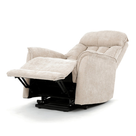 Polohovací křeslo Autronic elektrické kabelové ovládání, béžová, látka, TV-H9727 CRM2 (4)