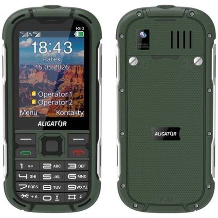 Mobilní telefon Aligator R60 eXtremo Green